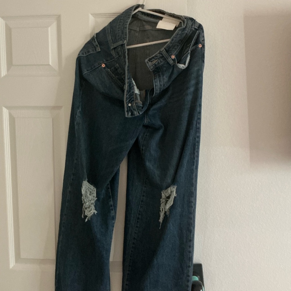 Target Blue High Rise Distressed Jeans